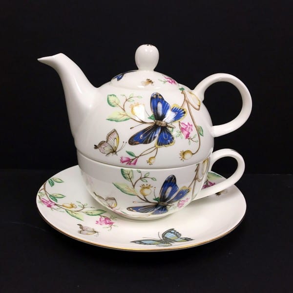 Tea for One Butterfly Design